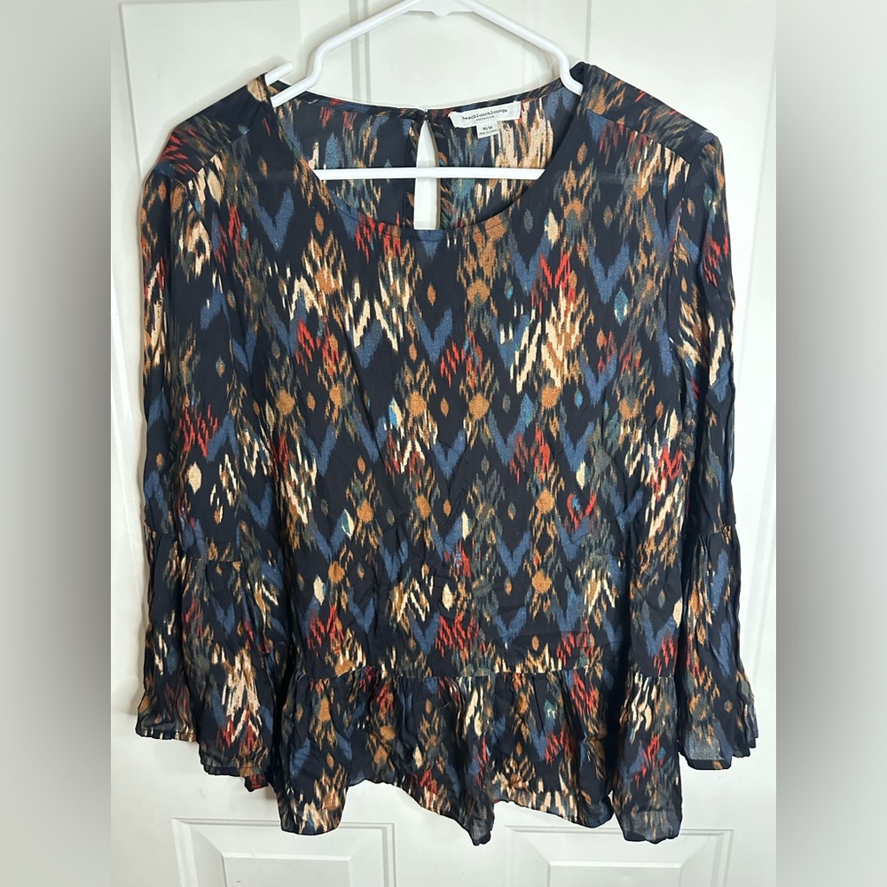 Beachlunchlounge peplum blouse - Size M